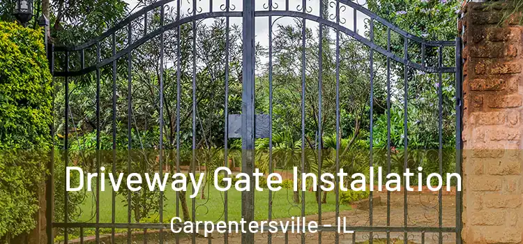 Driveway Gate Installation Carpentersville - IL