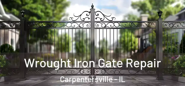 Wrought Iron Gate Repair Carpentersville - IL